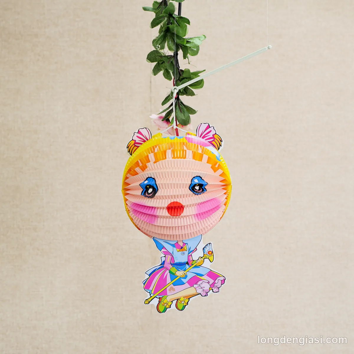 Lồng đèn giấy xếp hình thú hình búp bê
