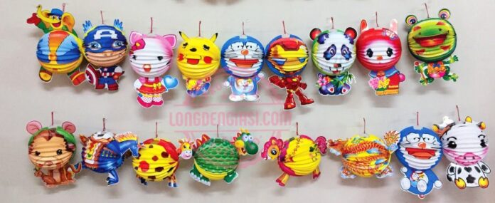 Lồng đèn giấy xếp giá rẻ