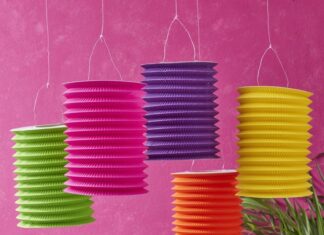 Lồng đèn giấy hình tròn