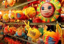 Lồng đèn giấy hình thú loại trung Lồng đèn giấy hình thú loại trung