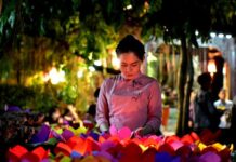 Lồng Đèn Nhật Bản Đèn hoa đăng giá rẻ