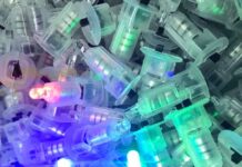 ĐÈN LED GẮN ĐÈN TRUNG THU Đèn led gắn đèn trung thu