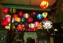 ĐÈN LỒNG CHO QUÁN CAFE Đèn lồng cho quán cafe