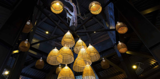 ĐÈN MÂY TRE LÁ Đèn mây tre lá