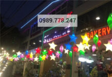 ĐÈN NGÔI SAO NHỰA Đèn ngôi sao nhựa giá sỉ