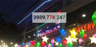 ĐÈN NGÔI SAO NHỰA Đèn ngôi sao nhựa giá sỉ