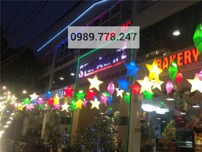 Đèn ngôi sao nhựa giá sỉ