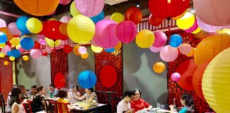 LỒNG ĐÈN TRÒN MÀU Lồng đèn tròn màu